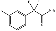 Benzeneethanethioamide, α,α-difluoro-3-methyl- Structural