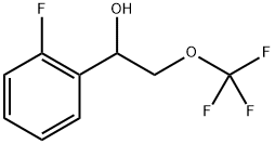 Benzenemethanol, 2-fluoro-α-[(trifluoromethoxy)methyl]- Structural