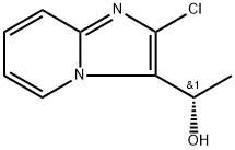 Imidazo[1,2-a]pyridine-3-methanol, 2-chloro-α-methyl-, (αS)- Structural