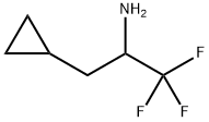 Cyclopropaneethanamine, α-(trifluoromethyl)- Structural