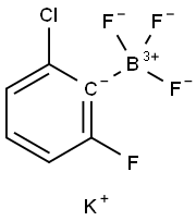 Borate(1-), (2-chloro-6-fluorophenyl)trifluoro-, potassium (1:1), (T-4)- Structural