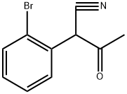 Benzeneacetonitrile, α-acetyl-2-bromo- Structural