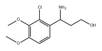 Benzenepropanol, γ-amino-2-chloro-3,4-dimethoxy- Structural