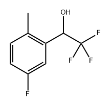 Benzenemethanol, 5-fluoro-2-methyl-a-(trifluoromethyl)- Structural