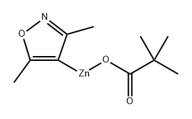 (3,5-Dimethylisoxazol-4-yl)zinc pivalate (1.03 mmol/g) Structural