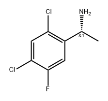 Benzenemethanamine, 2,4-dichloro-5-fluoro-α-methyl-, (αR)- Structural