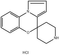 Spiro[benzo[b]pyrrolo[1,2-d][1,4]oxazine-4,4'-piperidine] hydrochloride Structural