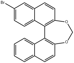 Dinaphtho[2,1-d:1',2'-f][1,3]dioxepin, 9-bromo-, (11bS)- Structural