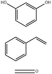 Formaldehyde, polymer with 1,3-benzenediol and ethenylbenzene Structural