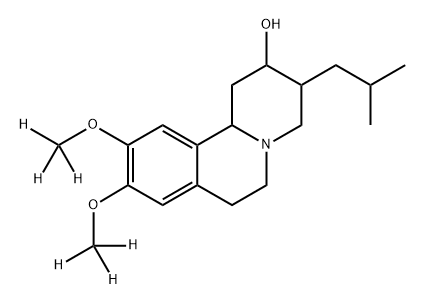 Dihydrotetrabenazine-D6 Structural