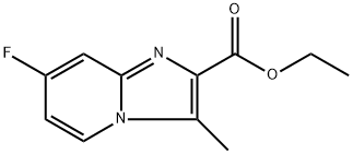 ethyl 7-fluoro-3-methylimidazo[1,2-a]pyridine-2-carboxylate Structural
