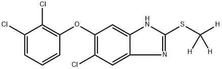 Triclabendazole-D3 Structural