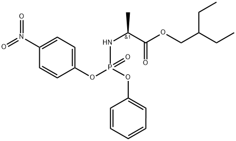 N-[(S)-(4-nitrophenoxy)phenoxyphosphinyl]-L-Alanine 2-ethylbutyl ester