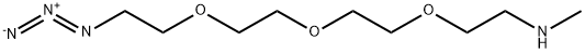 Methylamino-PEG3-azide Structural