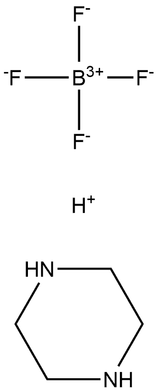Piperazine-1,4-diium tetrafluoroborate Structural