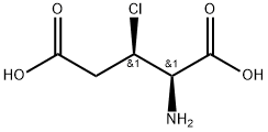 L-Glutamic acid, 3-chloro-, threo- (9CI) Structural