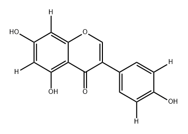 GENISTEIN (3',5',6,8-D4, 94%)  100 UG/ML IN ACETONITRILE Structural