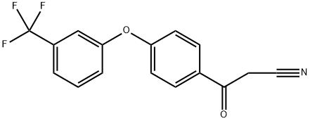 Benzenepropanenitrile, β-oxo-4-[3-(trifluoromethyl)phenoxy]- Structural