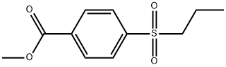 Methyl 4-(propylsulfonyl)benzoate Structural