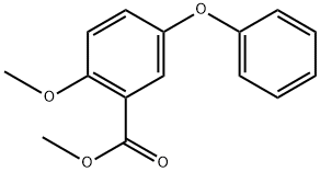 Methyl 2-methoxy-5-phenoxybenzoate Structural