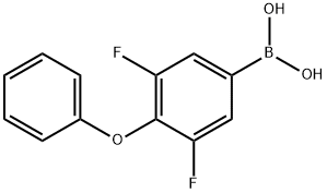 B-(3,5-Difluoro-4-phenoxyphenyl)boronic acid Structural