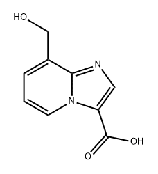 Imidazo[1,2-a]pyridine-3-carboxylic acid, 8- (hydroxymethyl)- Structural