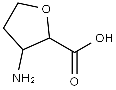 3-Aminooxolane-2-carboxylic acid Structural