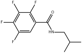 Benzamide, 2,3,4,5-tetrafluoro-N-(2-methylpropyl)- Structural