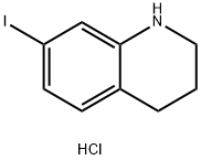 Quinoline, 1,2,3,4-tetrahydro-7-iodo-, hydrochloride (1:1) Structural