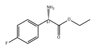 Benzeneacetic acid, α-amino-4-fluoro-, ethyl ester, (αS)- Structural