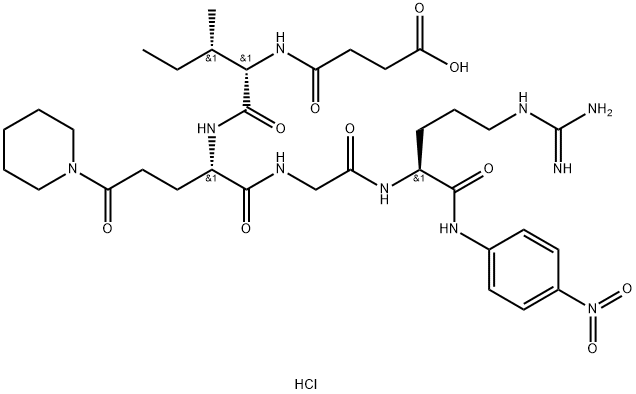 Suc-Ile-Glu(γ-pip)-Gly-Arg-pNA (hydrochloride)