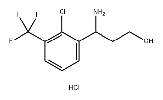 Benzenepropanol, γ-amino-2-chloro-3-(trifluoromethyl)-, hydrochloride (1:1)