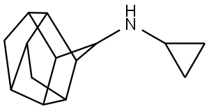 n-Cyclopropyldecahydro-1,3,5-(epimethanetriyl)cyclopenta[cd]pentalen-2-amine Structural
