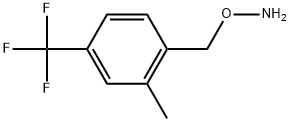 O-[[2-Methyl-4-(trifluoromethyl)phenyl]methyl]hydroxylamine Structural