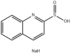 sodium quinoline-2-sulfinate Structural