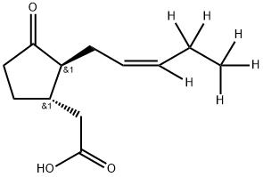 rac-Jasmonic Acid-d6 Structural