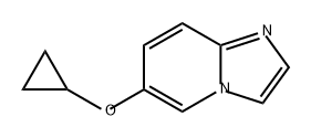 Imidazo[1,2-a]pyridine, 6-(cyclopropyloxy)- Structural