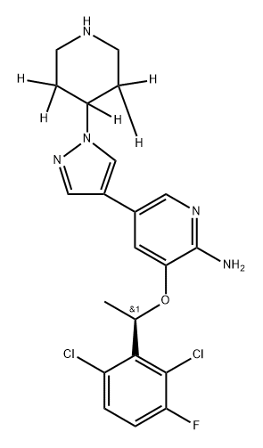 Crizotinib-d5 Structural