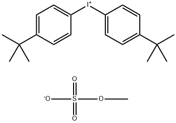Iodonium, bis[4-(1,1-dimethylethyl)phenyl]-, methyl sulfate (1:1) Structural