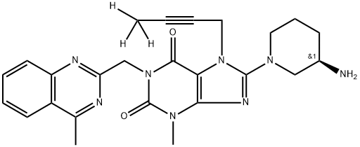Linagliptin-d3 Structural