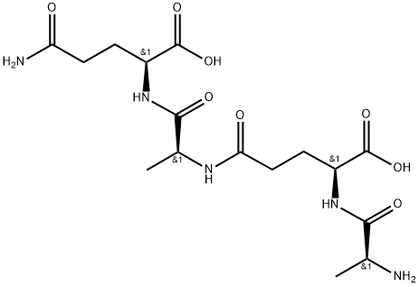 L-Glutamine, L-alanyl-L-γ-glutamyl-L-alanyl- Structural