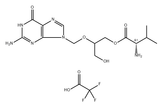 Valganciclovir D5 TFA Salt Structural