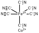 Ferrate(3-), hexakis(cyano-κC)-, cobalt(2+) (2:3), (OC-6-11)- Structural