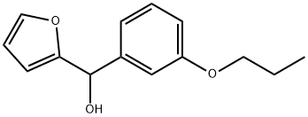 furan-2-yl(3-propoxyphenyl)methanol Structural