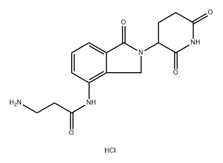 3-amino-N-[2-(2,6-dioxo-3-piperidinyl)-2,3-dihydro-1-oxo-1H-isoindol-4-yl]-Propanamide, hydrochloride