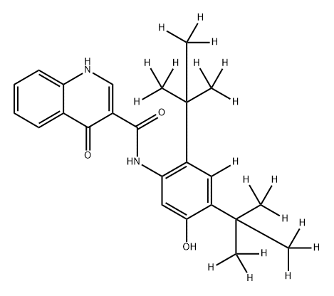 Ivacaftor-d19 Structural