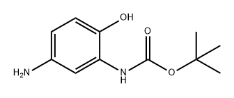 tert-butyl N-(5-amino-2-hydroxyphenyl)carbamate Structural
