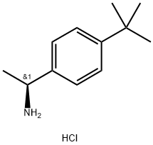 Benzenemethanamine, 4-(1,1-dimethylethyl)-α-methyl-, hydrochloride (1:1), (αS)- Structural