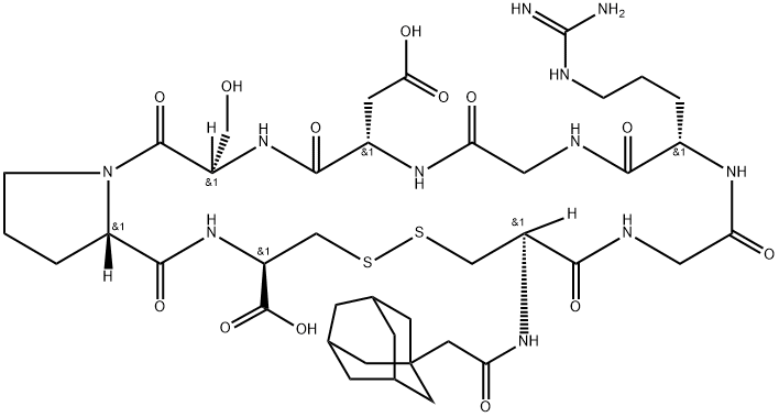 1-ADAMANTANEACETYL-CYS-GLY-ARG-GLY-*ASP-SER-PRO-LYS