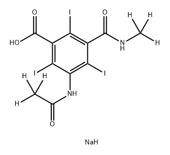 Iothalamic Acid-d6 Structural